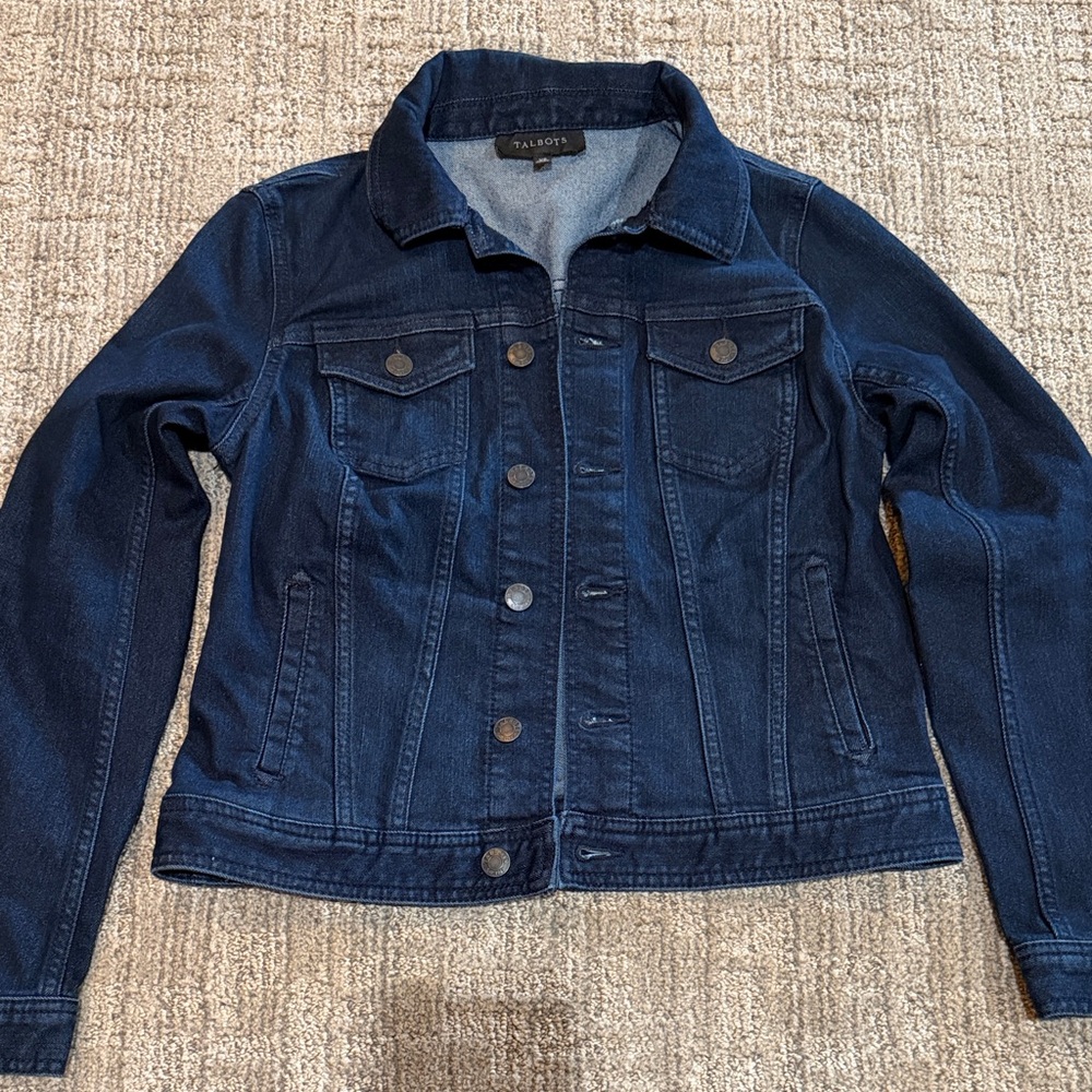 Talbots Dark Indigo Jean Jacket